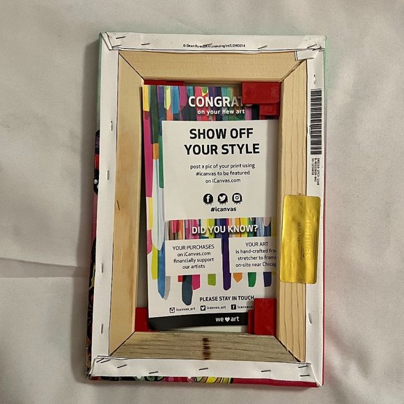 Boxer Love - Canvas Print 8X12" - Picture 2 of 2